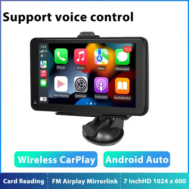 Radio multimedia para coche Podofo Universal de 7''