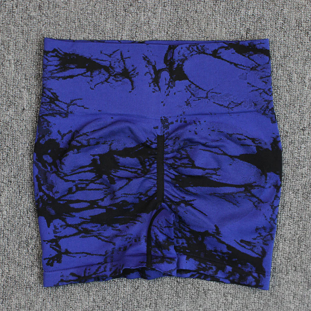 Tie-Dye Yoga Shorts