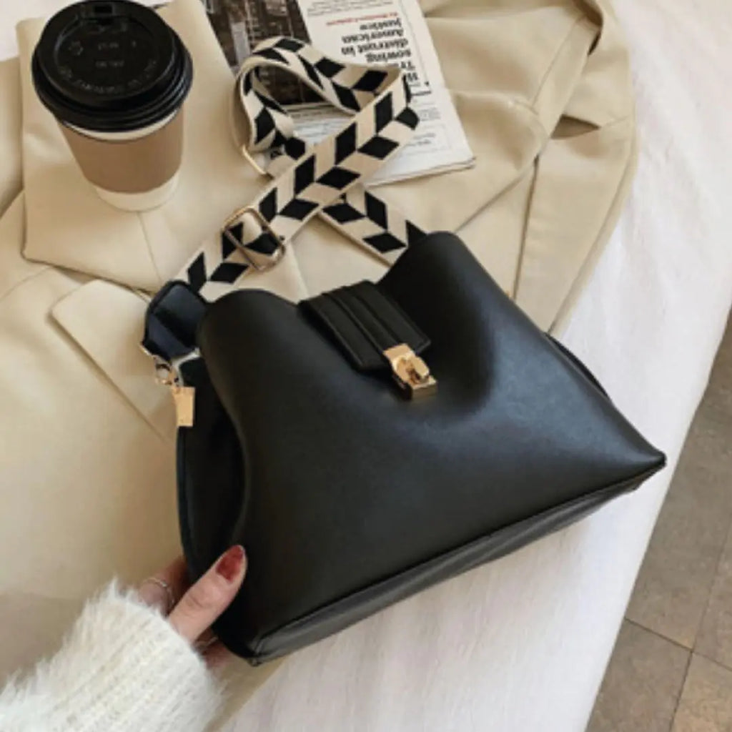 Bolso de hombro a cuadros