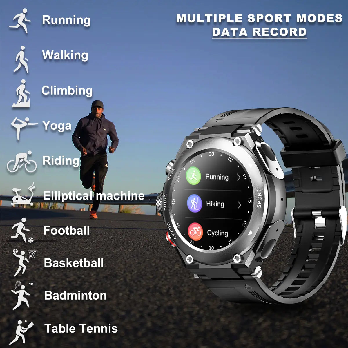 Reloj inteligente con auriculares