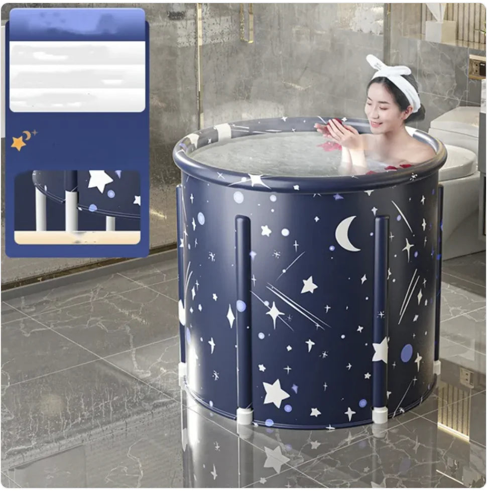 Bañera plegable con calefacción