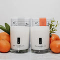 "Fresh Fruit" Citrus Tree and Farmhouse Luxury 2-Wick Soy Candle Gift Sets