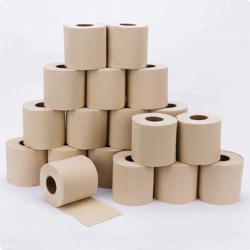 Rollos de papel higiénico grueso de 4 capas