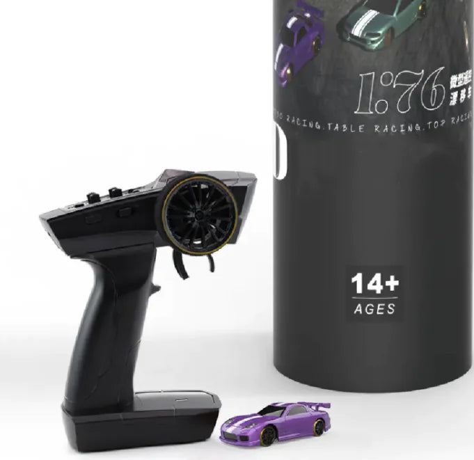 TURBO RACING MINI RC Coche de control remoto eléctrico Modelo de carreras de derrape Juguetes de escritorio para niños adultos
