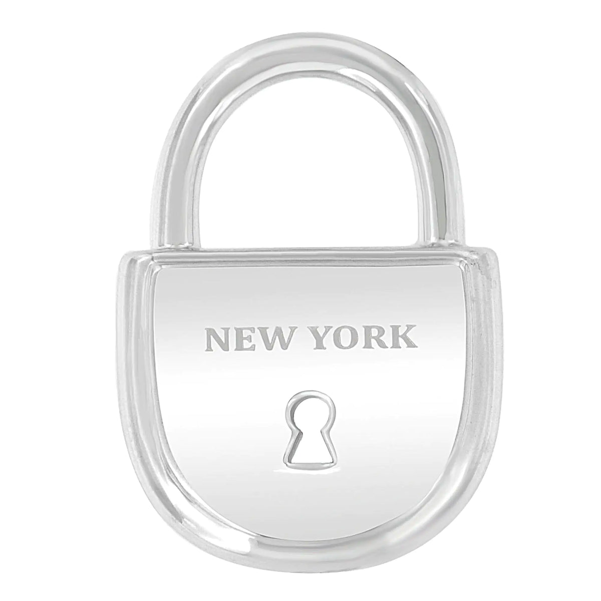 Collar con colgante de diamantes de 1/8 ct en plata de ley 925 con 'Luv Locks' (HI, I1-I2)