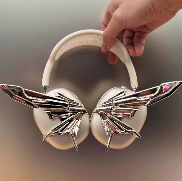 Estuche para AirPods Max con diseño de alas de mariposa