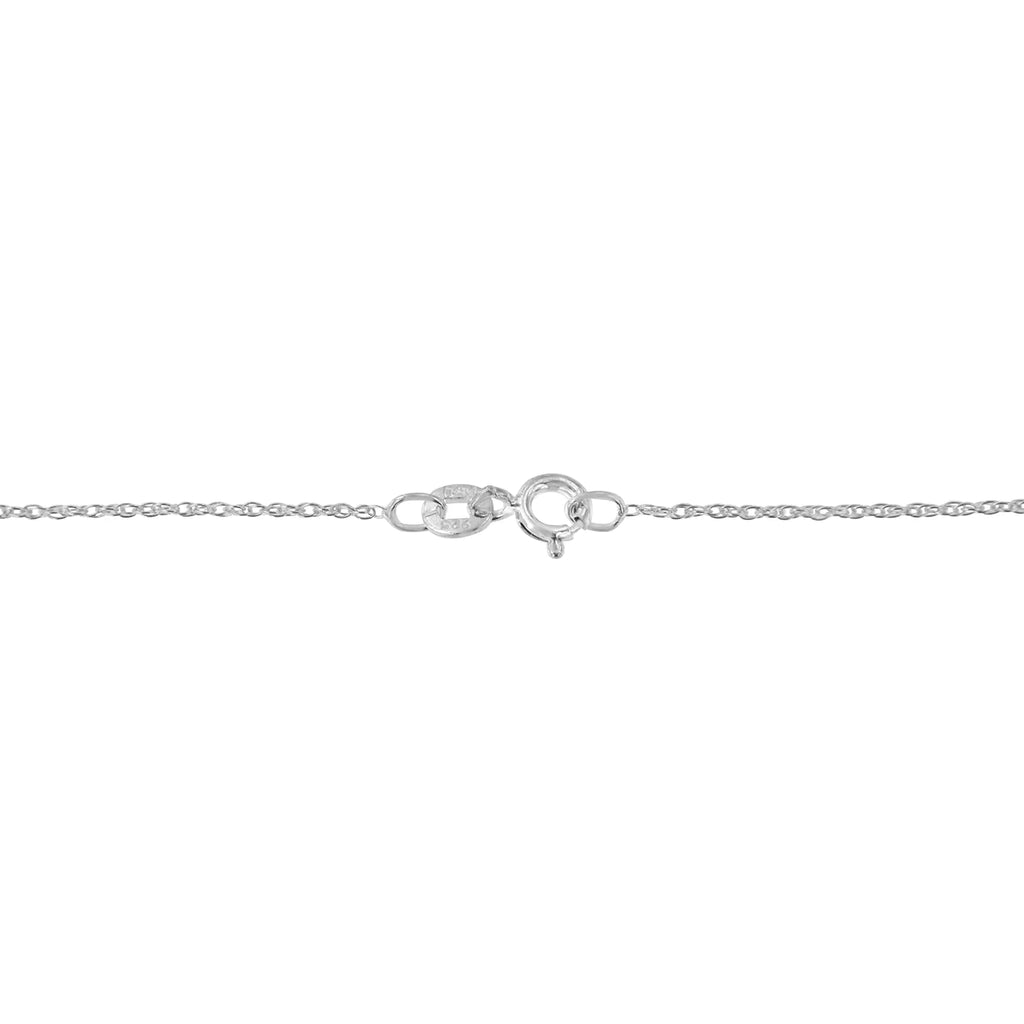 .925 Sterling Silver 1/4 Cttw Round-Cut Diamond Cross 18" Pendant Necklace - (I-J Color, I3-Promo Quality)