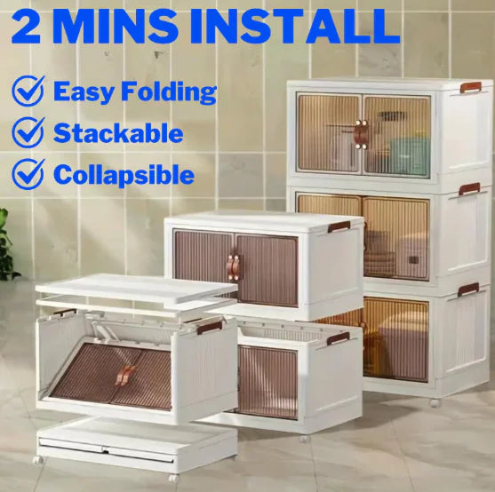 Boîte de rangement pliable