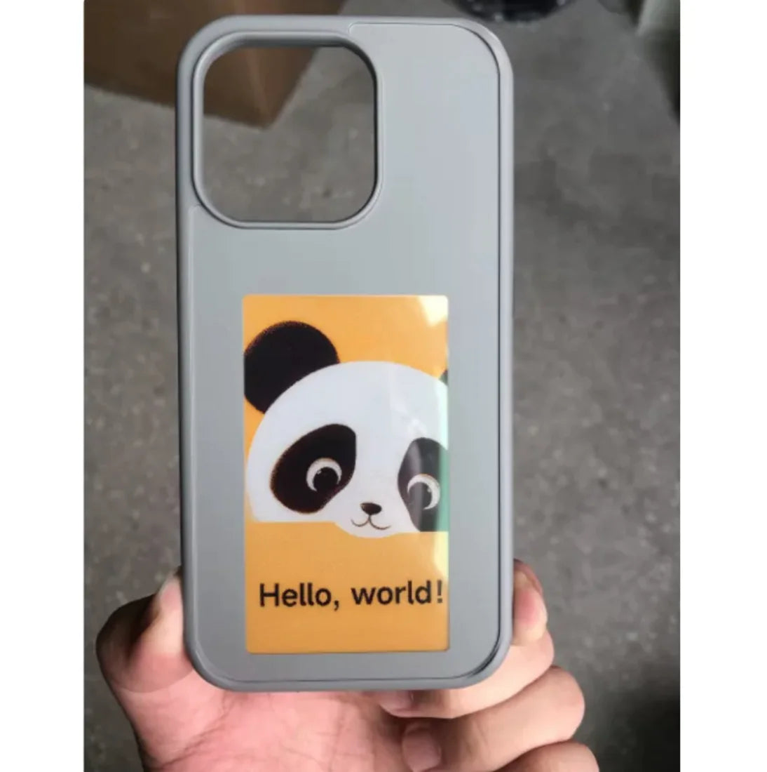 Estuche para teléfono con tinta electrónica