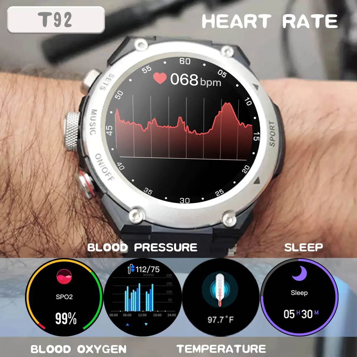 Reloj inteligente con auriculares