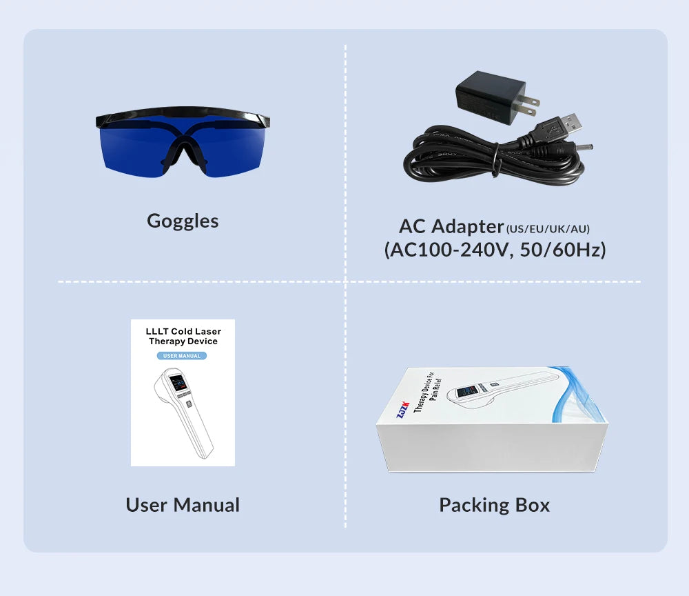Deep tissue cold laser therapy device professional horse dogs cats health care tool for pain relief 808nm 650nm 880mW 20 diodes