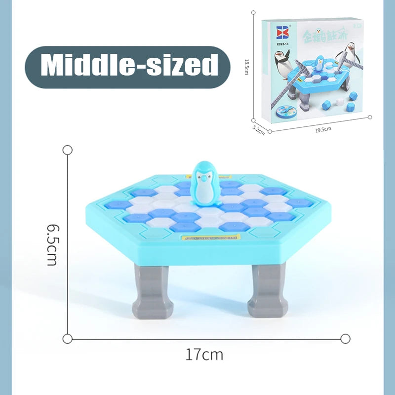 Hot Sale Parent-child Interactive Mini Kids Save Penguin Ice Block Breaker Trap Toys Funny Table Game Toy Stress Reliever Decor