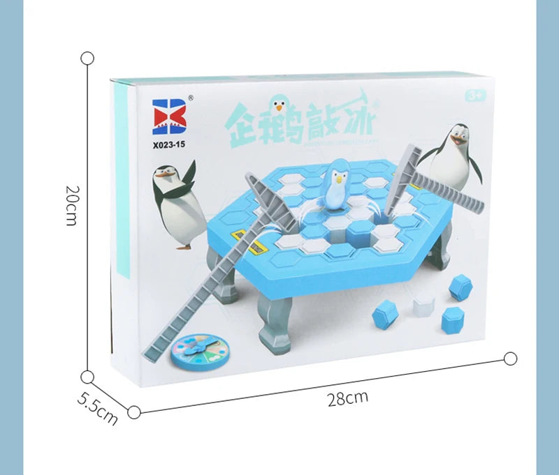 Hot Sale Parent-child Interactive Mini Kids Save Penguin Ice Block Breaker Trap Toys Funny Table Game Toy Stress Reliever Decor