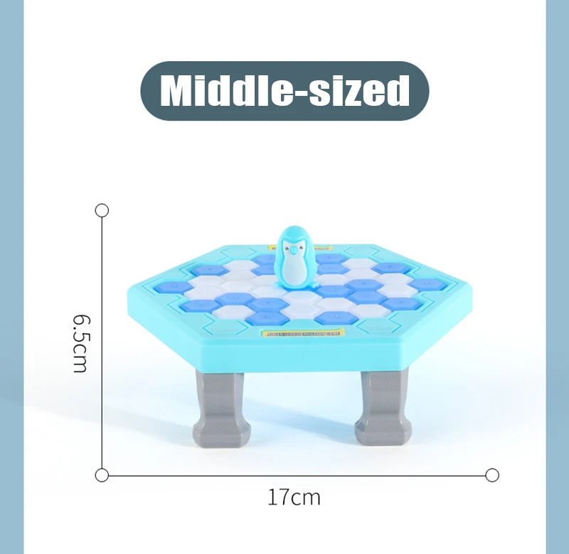 Hot Sale Parent-child Interactive Mini Kids Save Penguin Ice Block Breaker Trap Toys Funny Table Game Toy Stress Reliever Decor