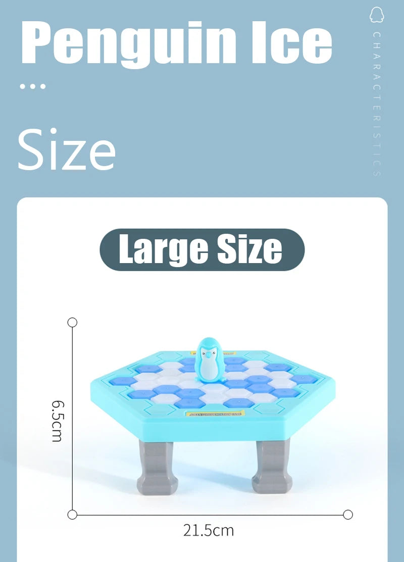 Hot Sale Parent-child Interactive Mini Kids Save Penguin Ice Block Breaker Trap Toys Funny Table Game Toy Stress Reliever Decor