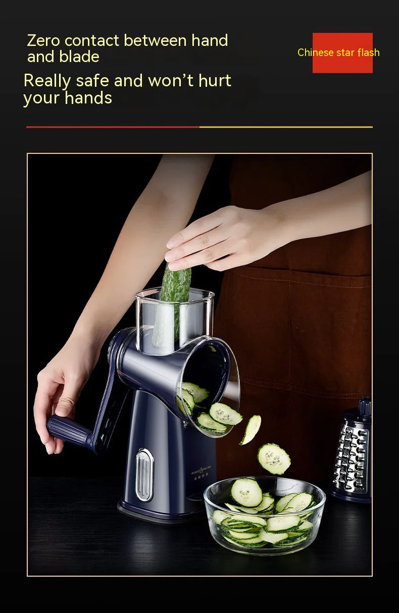 Cortadora y picadora de verduras multifunción