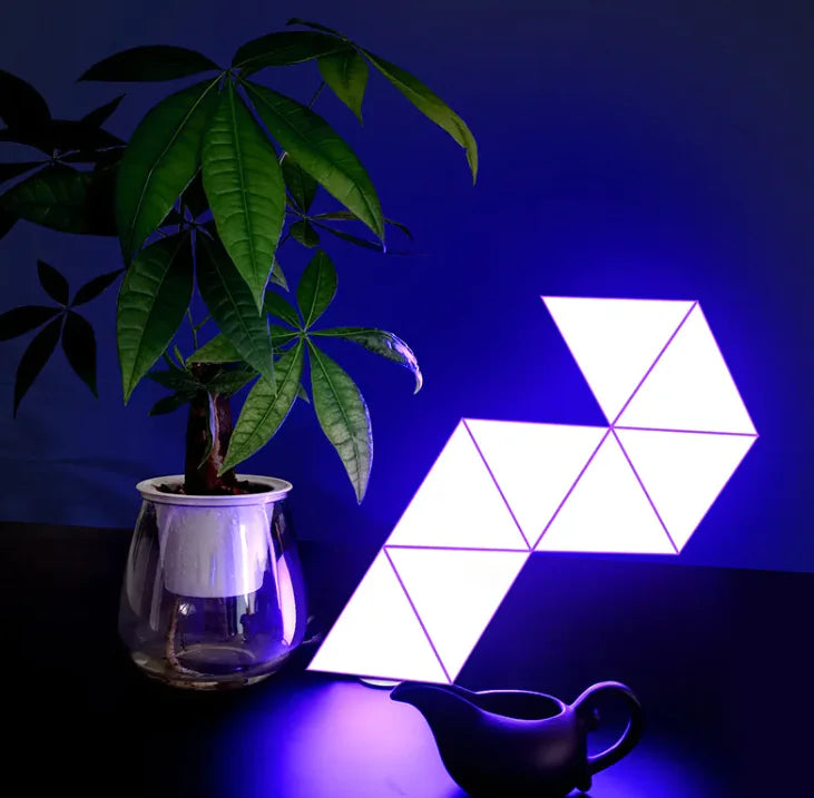 Luces modulares triangulares