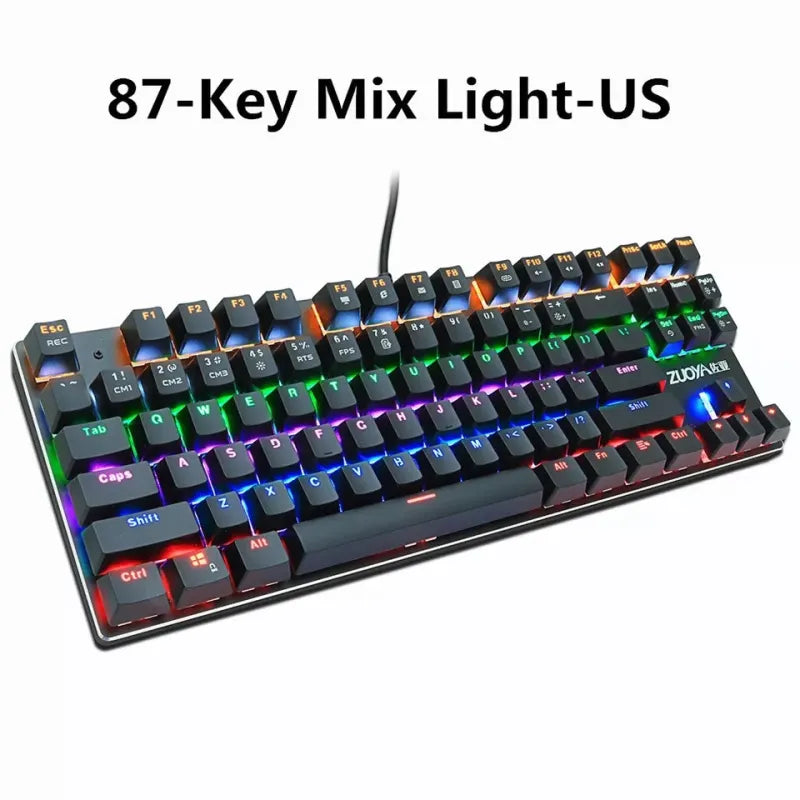 Teclado mecánico para juegos de 87 teclas