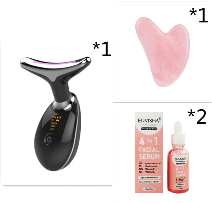 Masseur thermique EMS pour le cou et le visage