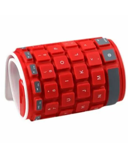 Teclado Bluetooth de silicona flexible listo para usar