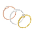 Anillo de compromiso de plata de ley 925 con diamantes de 1/6 quilates en forma de lágrima y pera, engastado en forma de lágrima y estilo Miracle (color JK, claridad I1-I2)