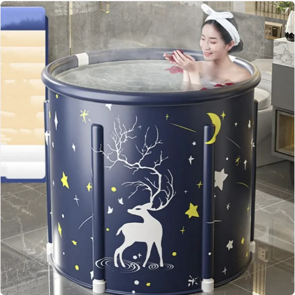 Bañera plegable con calefacción
