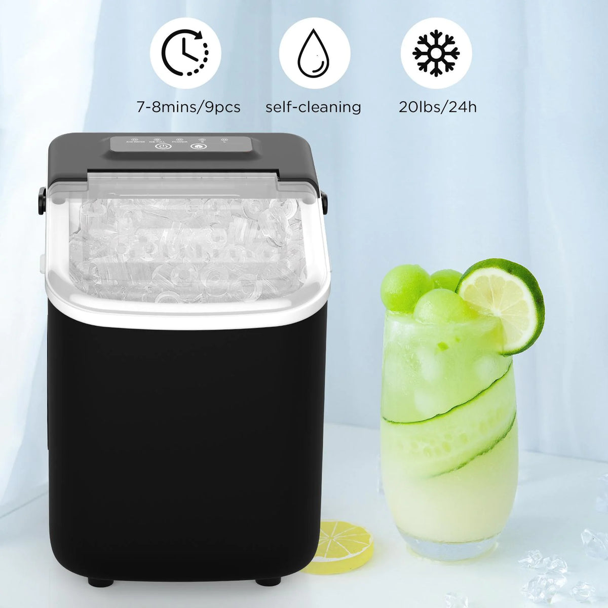 Máquina de hielo portátil