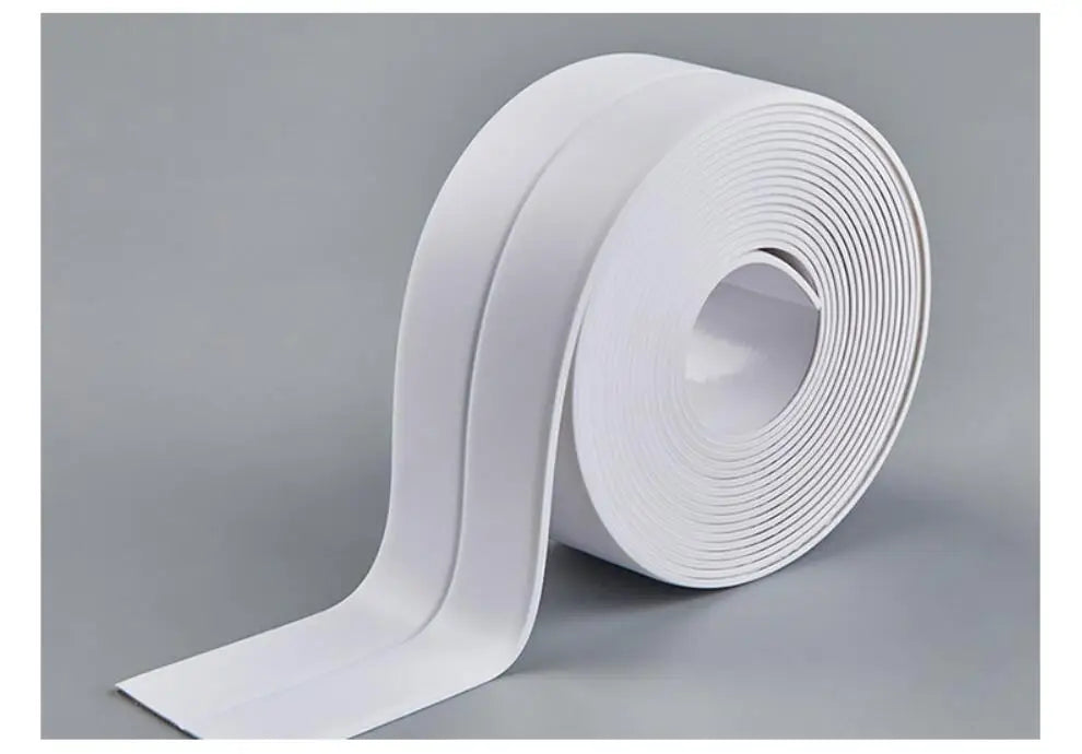 3.2M Home Accessories Waterproof Mold Proof Adhesive Tape Durable Use PVC Material Kitchen Bathroom Wall Sealing Tape