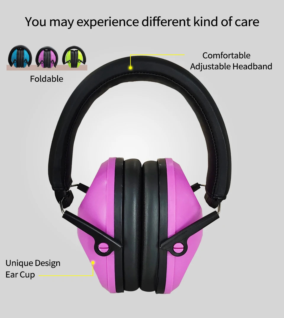 ZOHAN Baby ear muffs for kid Hearing  Earmuffs hear Protection Safety passive Noise Reduction Ear Protector children