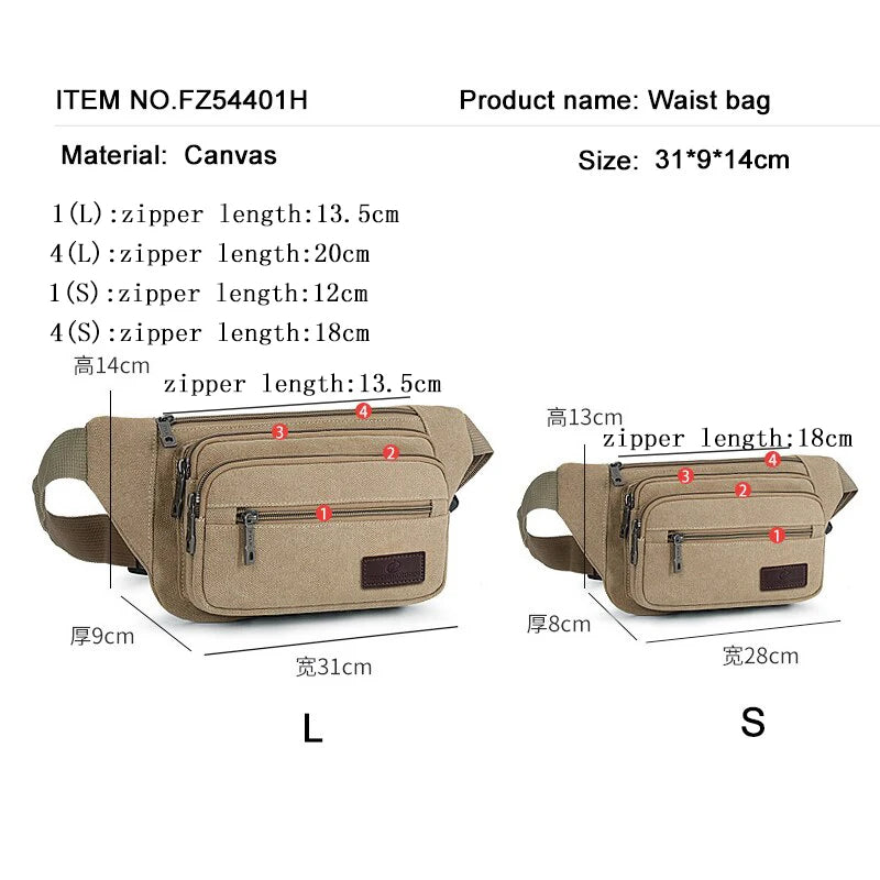 Men's Belt Fanny Pack Waist Bag Handbags Purse Bag Bolsas Feminina Waist Pack Hip Bag Waist Bags Belt Wallet Sac a Main Murse