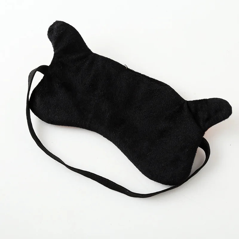 Travel Sleeping Blindfold Novelty Lifelike 3D Animal Eye Mask Funny Cat Tiger Pug Glasses Dog Cartoon Fox Eye Patch Sleep Mask