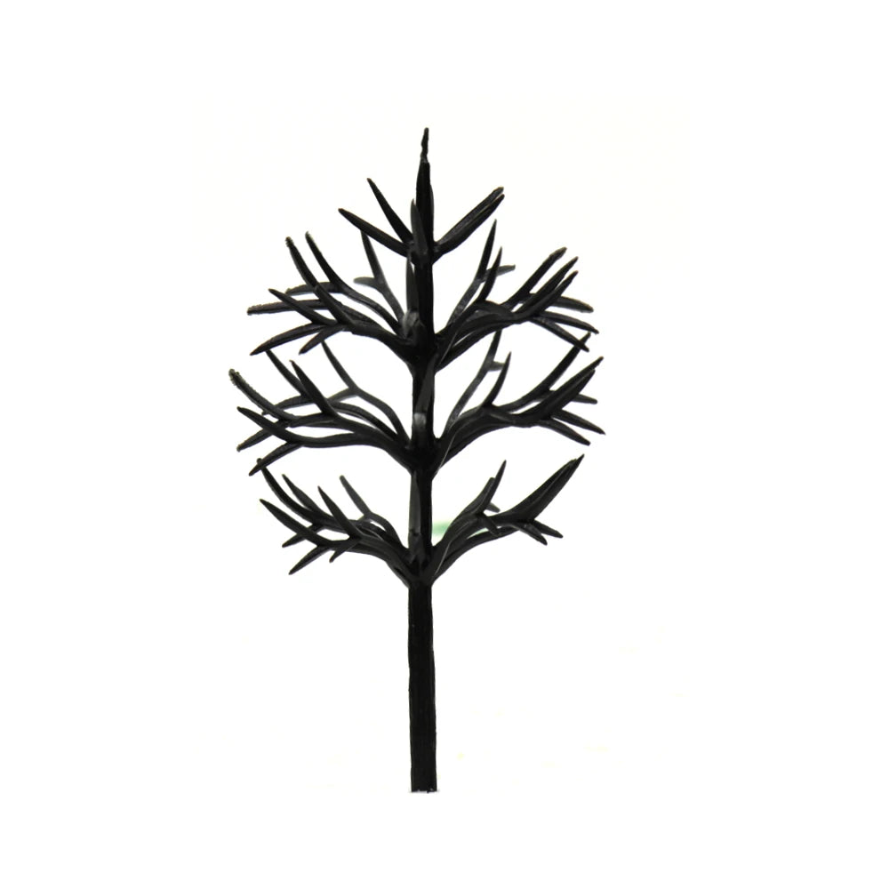 100PCS Architecture Building Plastic Model Tree Trunk Making Trees Materials DIY Scene Railway Train Layout for Diorama