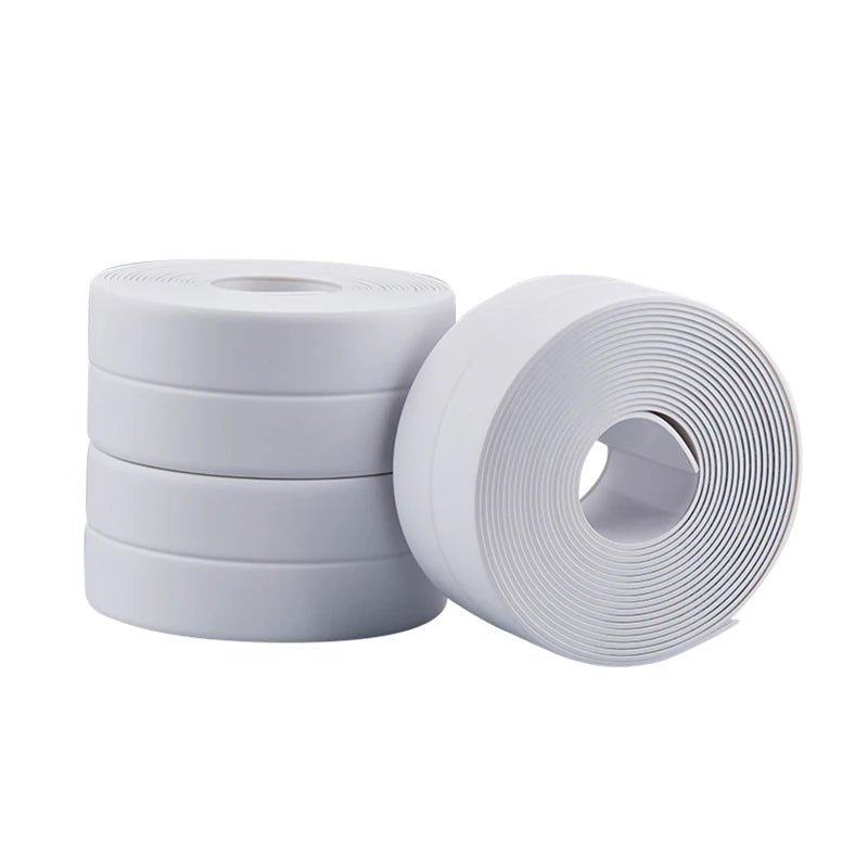 3.2M Home Accessories Waterproof Mold Proof Adhesive Tape Durable Use PVC Material Kitchen Bathroom Wall Sealing Tape