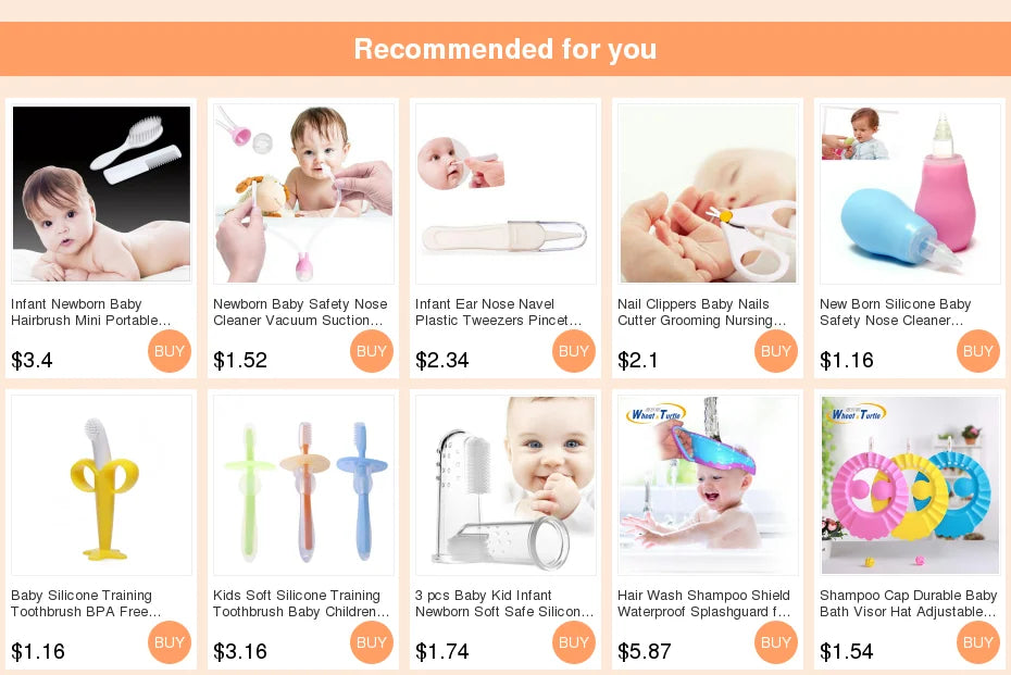 New Born Silicone Baby Safety Nose Cleaner Vacuum Suction Children Nasal Aspirator   Care Diagnostic-tool  Sucker