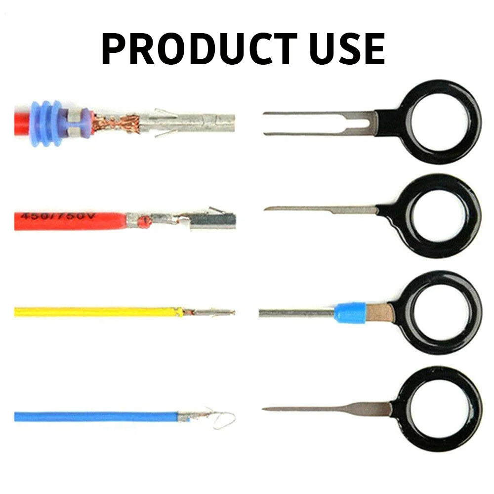 100pcs Puller Tool Motorist Kit Wires Pin Extractor Automotive Stylus Tooling Set Car Terminals Removal Auto Disassembly Tooling