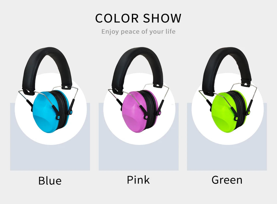 ZOHAN Baby ear muffs for kid Hearing  Earmuffs hear Protection Safety passive Noise Reduction Ear Protector children
