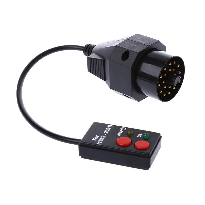 OBD2 Sockets Oil Service Reset Tool for BMW 20Pin E30 E36 3 series E34 E39 5 series E38 7 series Service Intervall Reset Unit