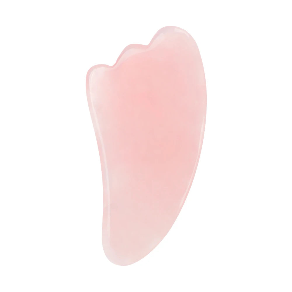 Rose Quartz Face Massager Gua Sha Scraper Natural Jade Stone Skin Care Massager for Body Facial Neck Back Beauty Health Eye SPA