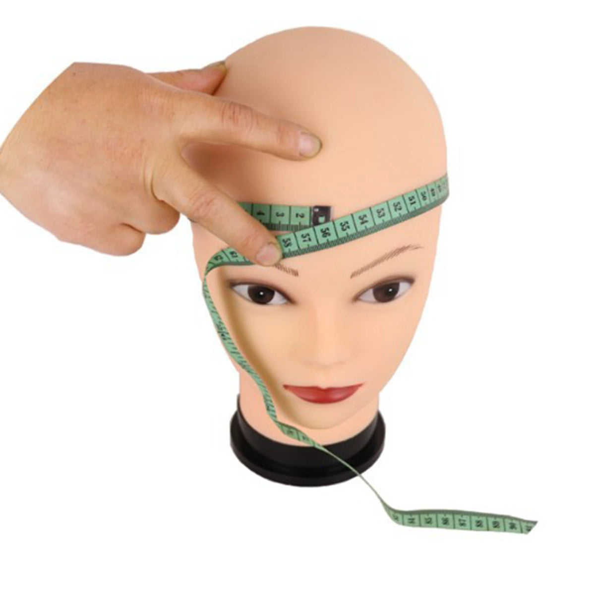 Female Head Model Mannequin Wig Hair Glasses Manikin For Making Wig Stand and Hat Display Cosmetology Manikin Training Head
