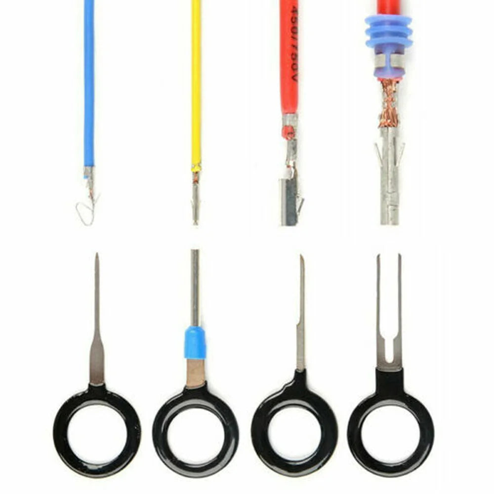 100pcs Puller Tool Motorist Kit Wires Pin Extractor Automotive Stylus Tooling Set Car Terminals Removal Auto Disassembly Tooling