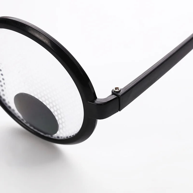 New Type Creative Plastic Cute Will Turn the Eyeball Round Frame Funny Party Glasses Entertainment Game Novelty Toys