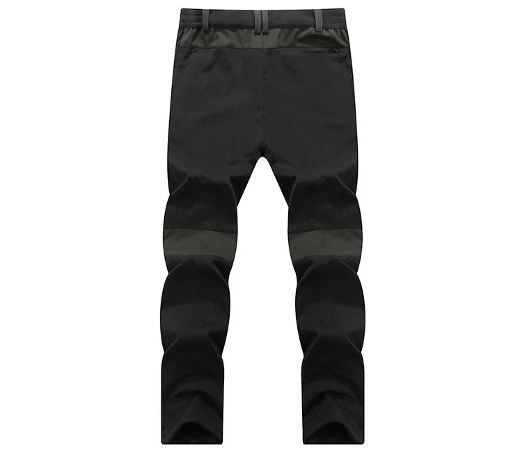 TRVLWEGO Hunting Climbing Camping Hiking Trekking Pants Softshell Autumn Winter Waterproof  Warmth Radiation Protection Men