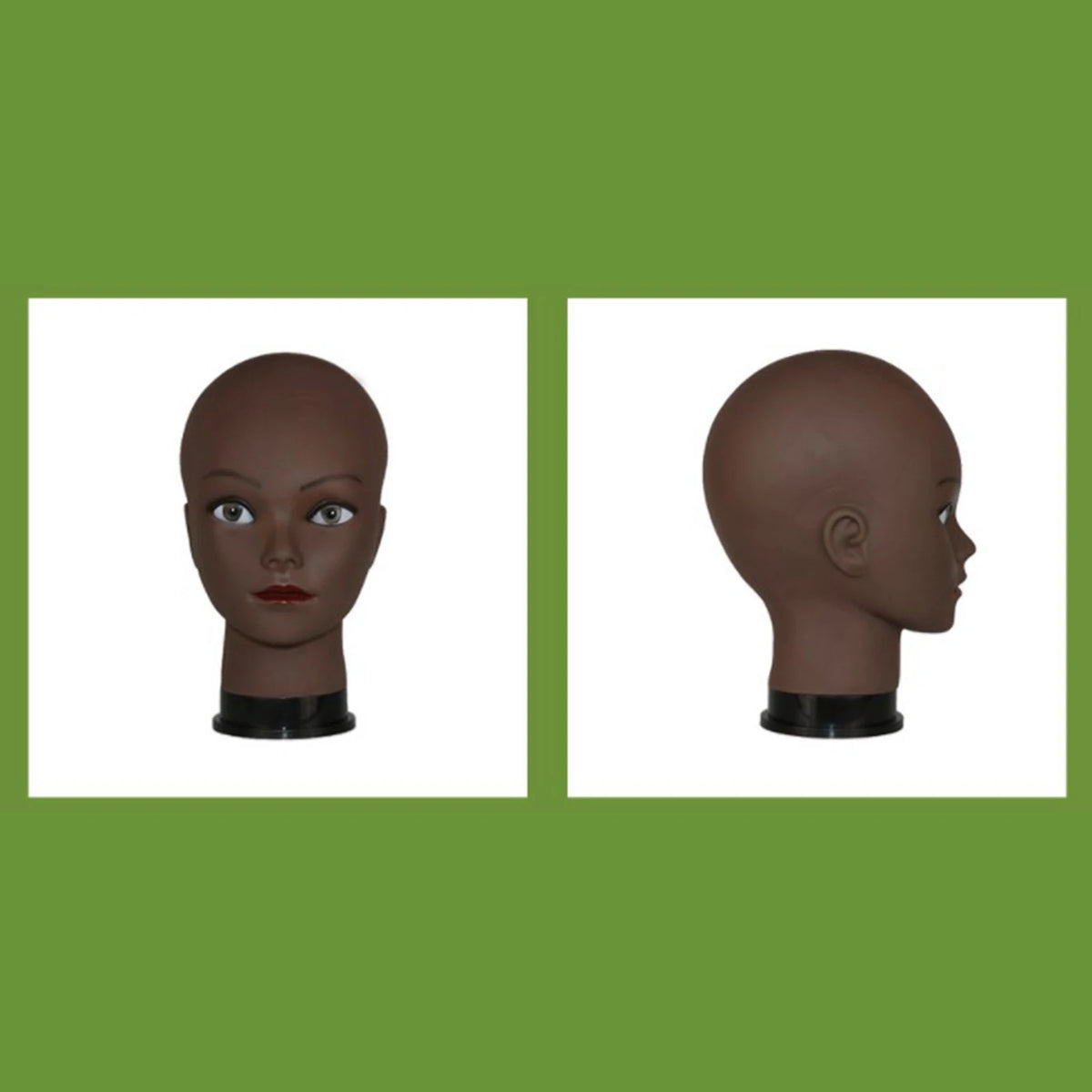 Female Head Model Mannequin Wig Hair Glasses Manikin For Making Wig Stand and Hat Display Cosmetology Manikin Training Head