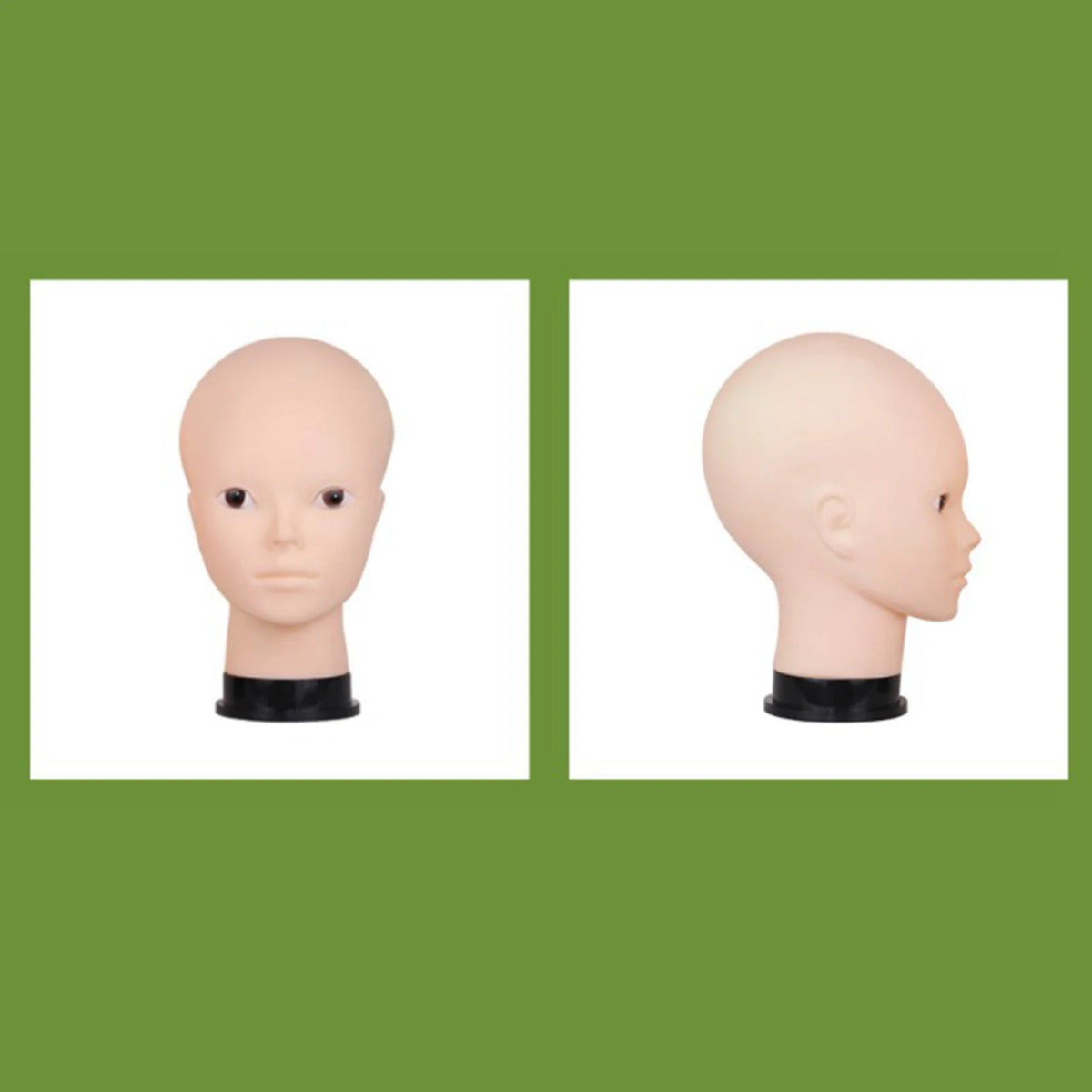 Female Head Model Mannequin Wig Hair Glasses Manikin For Making Wig Stand and Hat Display Cosmetology Manikin Training Head