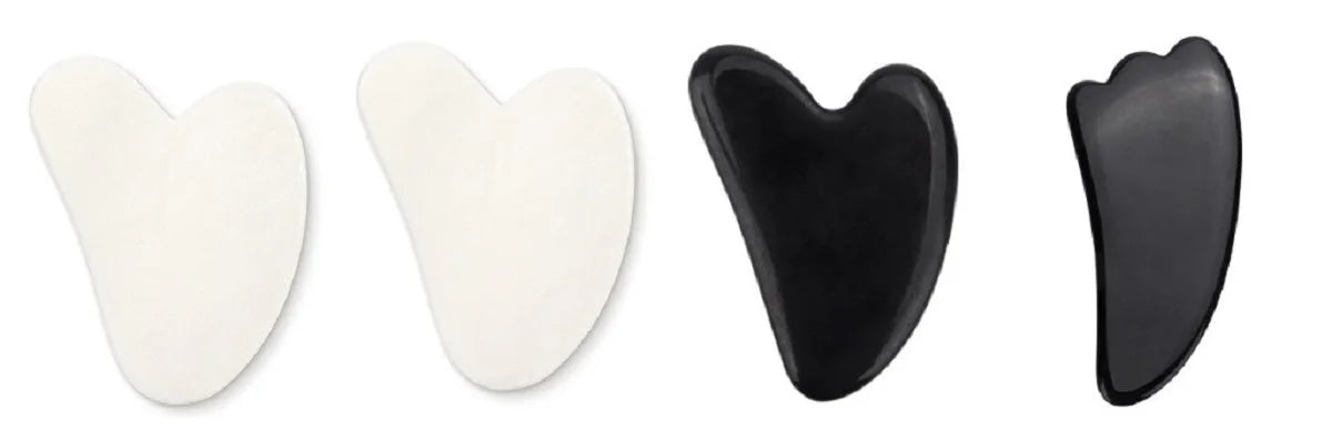 Rose Quartz Face Massager Gua Sha Scraper Natural Jade Stone Skin Care Massager for Body Facial Neck Back Beauty Health Eye SPA