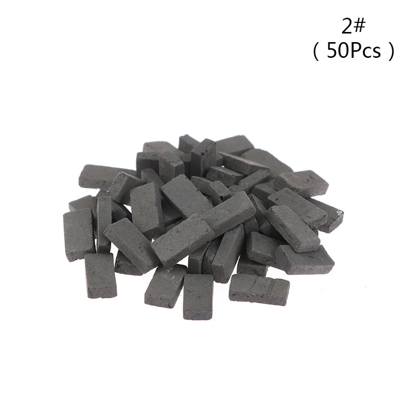 50PCS Sand Table Simulation Brick DIY Building Scenery Portable Miniature Durable Kids Decorative Toy Landscape Modelling