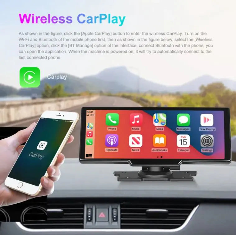 Reproductor inteligente de 9,3 pulgadas con cable de alta definición