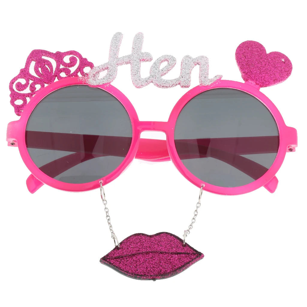 Assorted Novelty Sunglasses Funny Party Glasses Toy Party Tricks for Kids Adults Halloween Fancy Dress Summer Beach Cocktail