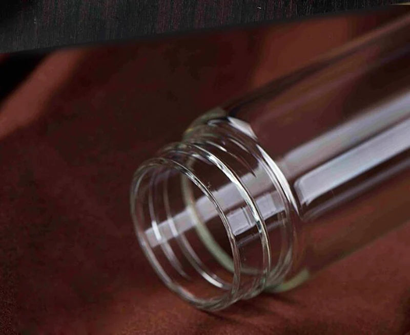 High Quality Glass Water  Bottles 500ml  Lid With Rope Drink Bottled For Beverages Outdoor Brief Portable Tea bottle