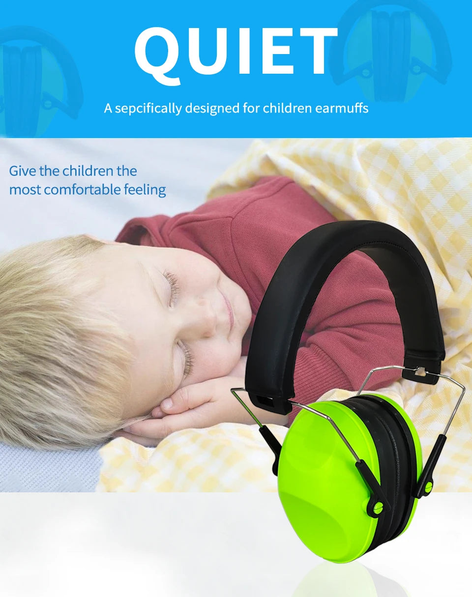 ZOHAN Baby ear muffs for kid Hearing  Earmuffs hear Protection Safety passive Noise Reduction Ear Protector children